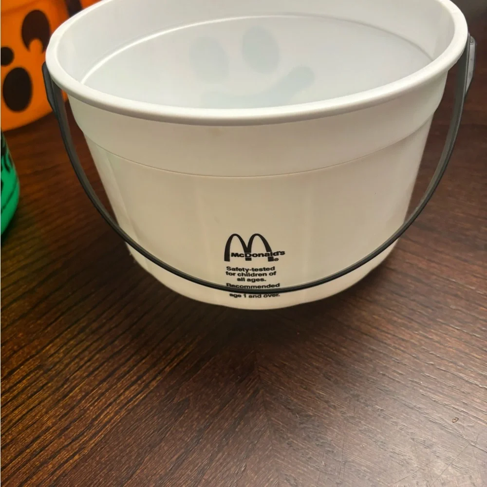 Vintage 1986 McDonald's Halloween Buckets- Lot of 6
